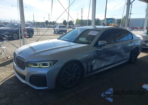 2020 BMW 740I z USA, uszkodzony, nr VIN WBA7T2C02LGL17400